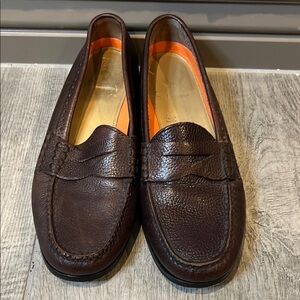 Cole Haan Men’s Grand Pinch Brown Slip-On Penny Loafers  size 9